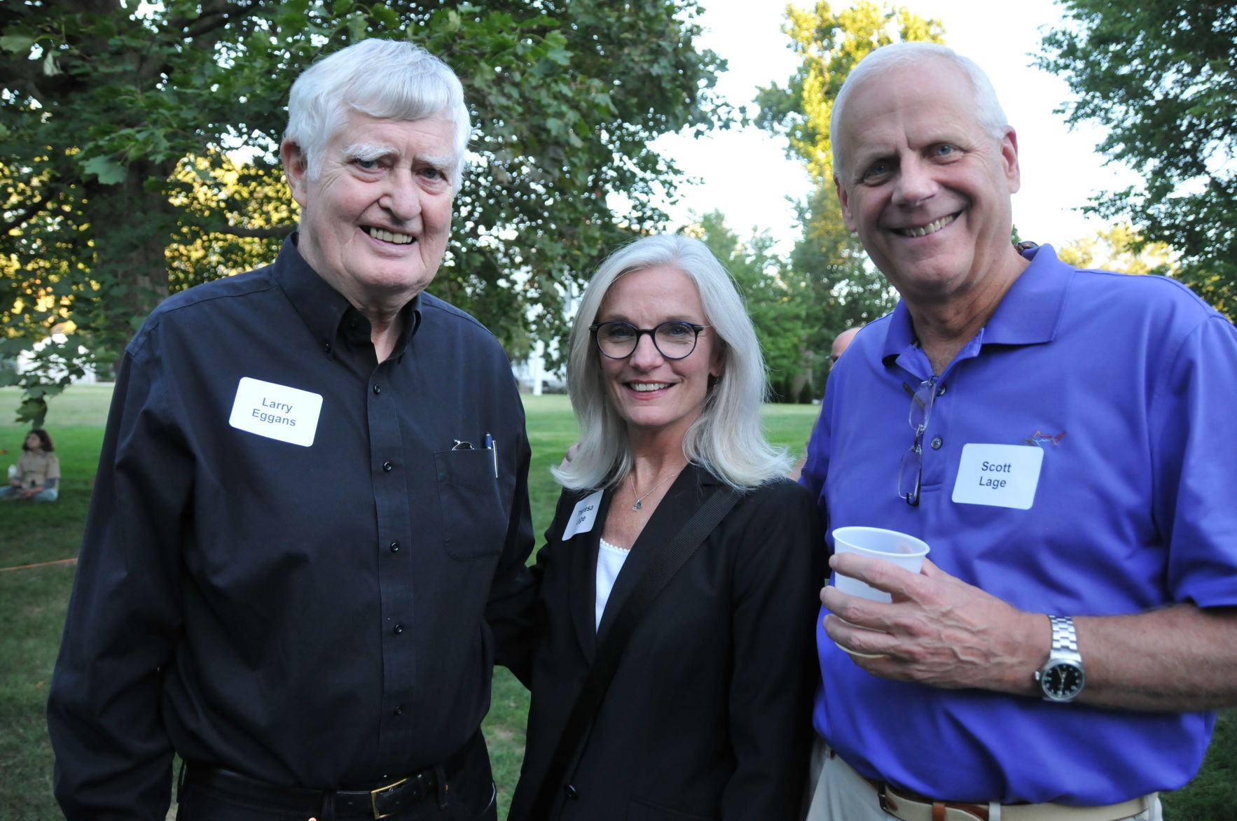 Larry Eggan, Theresa and Scott Lage
